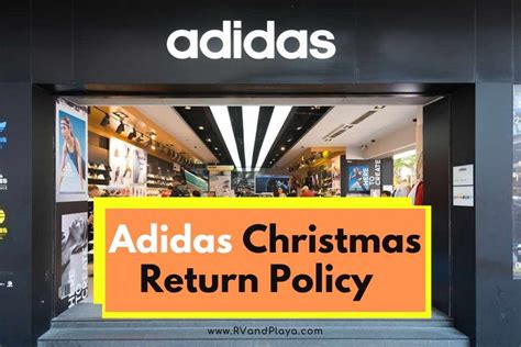 adidas confirmed return policy.